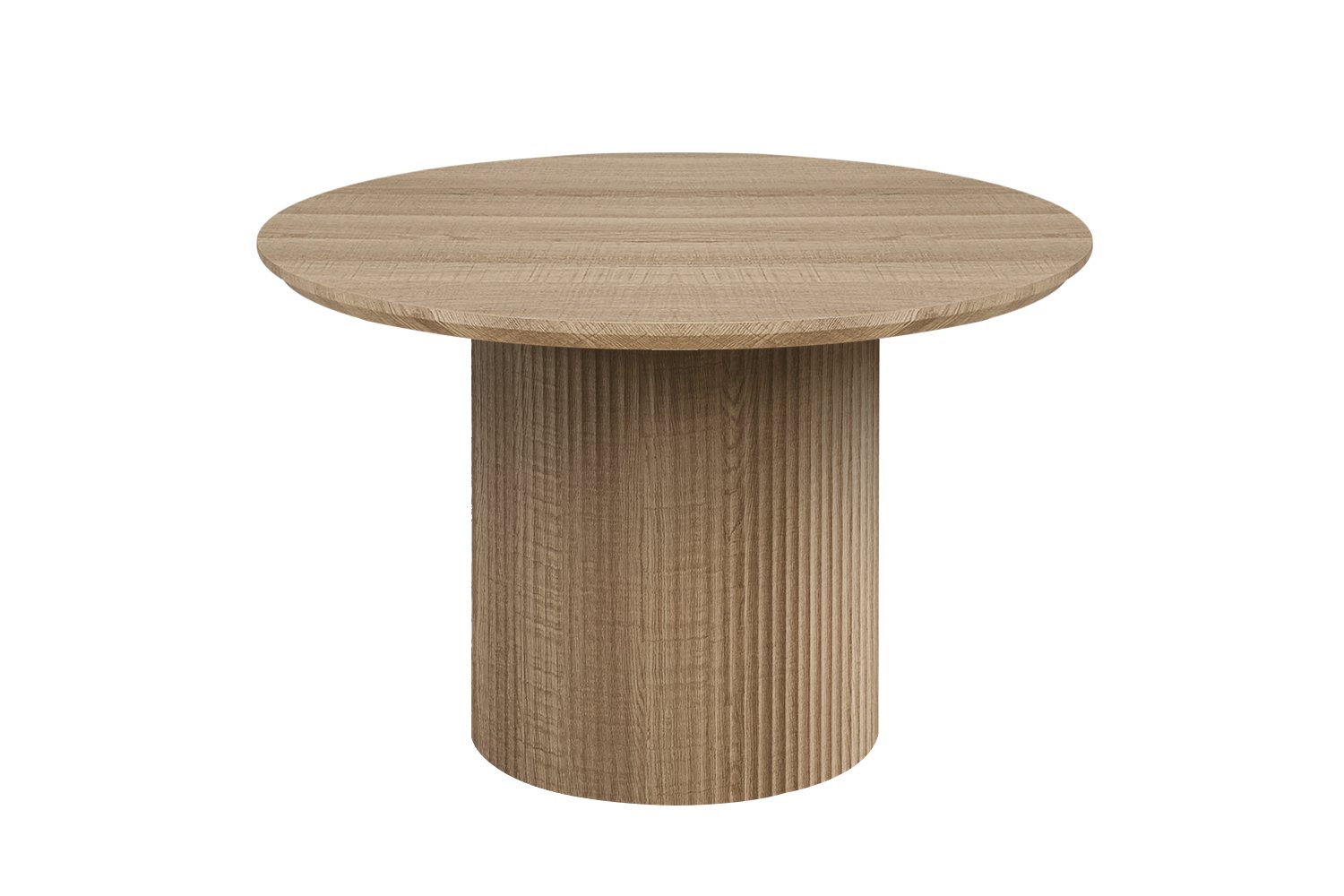 Table 'Lagos' 120 cm Ronde Décor Chêne Naturel - Image 4