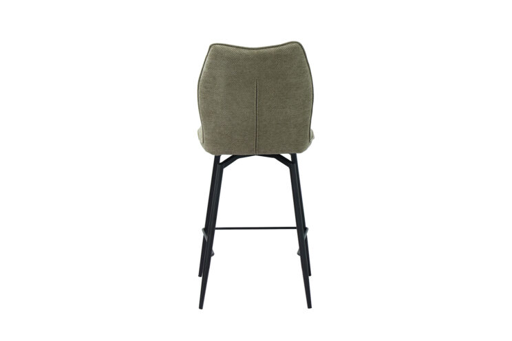 Chaise de bar "Lara" pivotante en tissu - Image 7