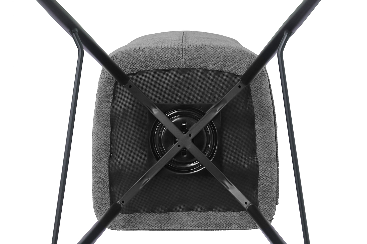 Chaise de bar "Lara" pivotante en tissu - Image 9