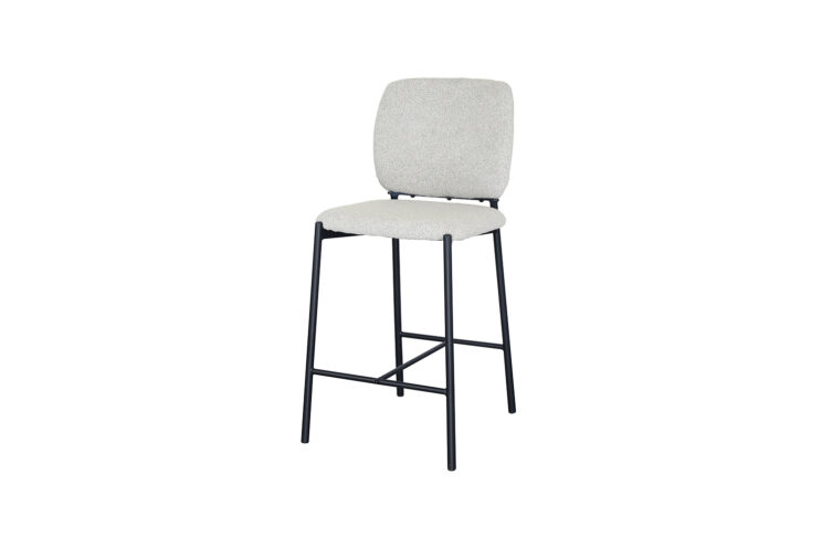 Chaise de bar en tissu " Sophia" - Image 4