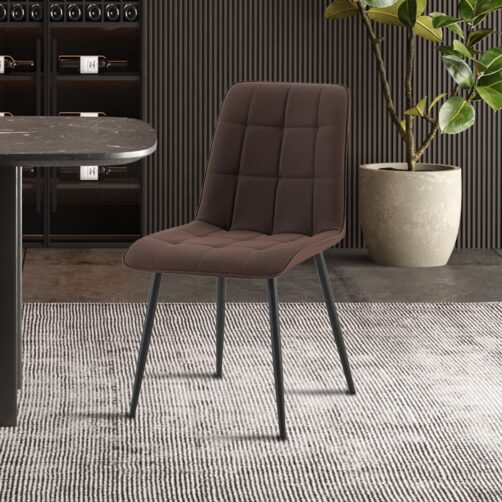 Set de 4 chaises en PU "Furas"