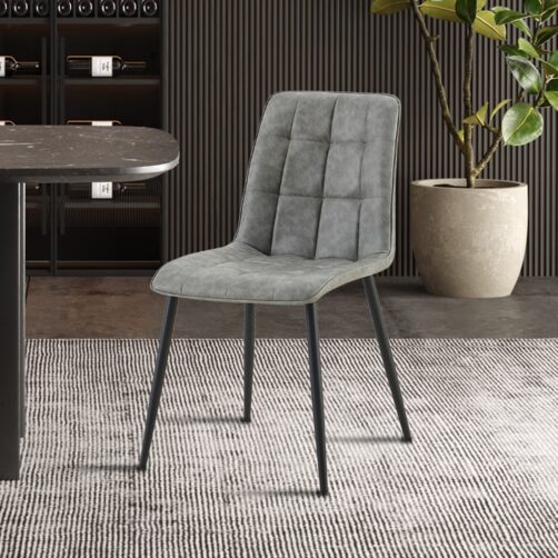 Set de 4 chaises en PU "Furas"