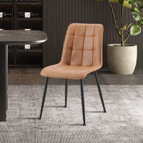 Set de 4 chaises en PU "Furas"