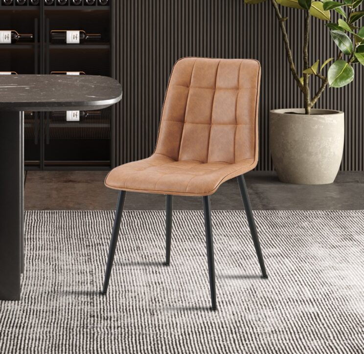 Set de 4 chaises en PU "Furas"