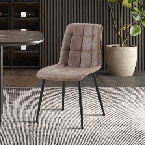 Set de 4 chaises en PU "Furas"