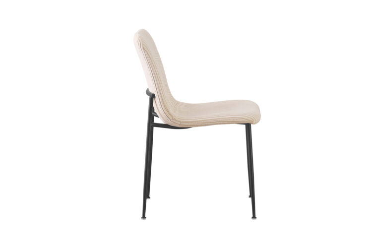 Chaise en velours côtelé "Alice" - Image 5