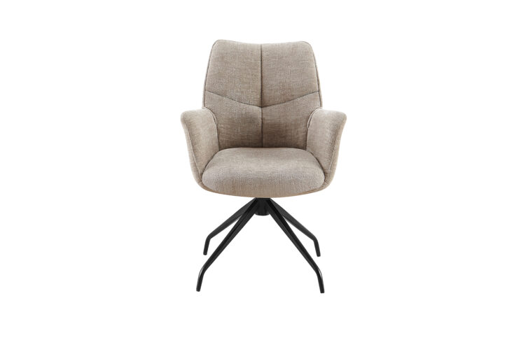 Chaise en tissu pivotante "Lamor" - Image 3