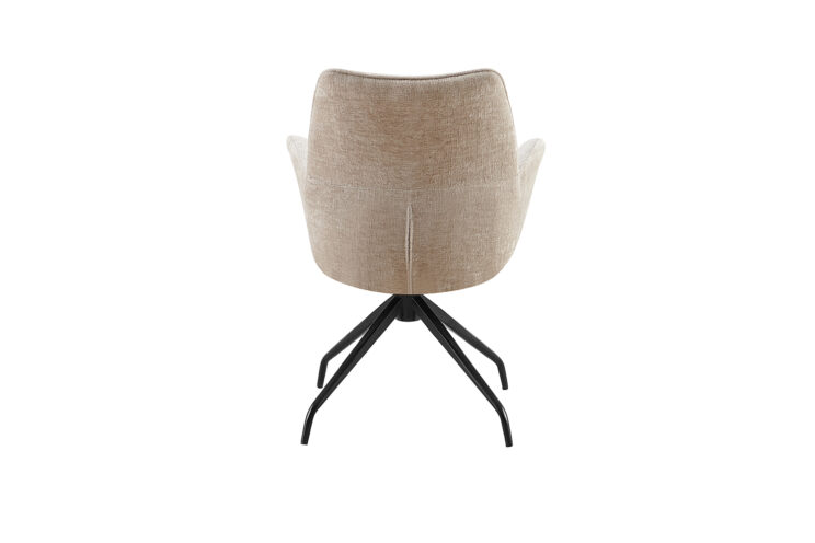 Chaise en tissu pivotante "Lamor" - Image 6