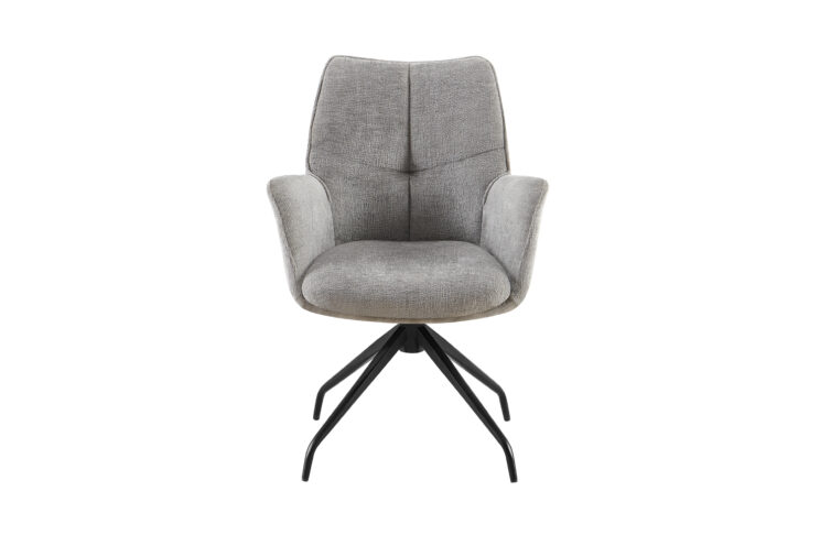 Chaise en tissu pivotante "Lamor" - Image 3