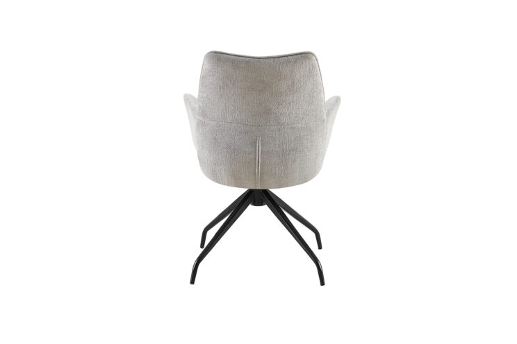 Chaise en tissu pivotante "Lamor" - Image 6
