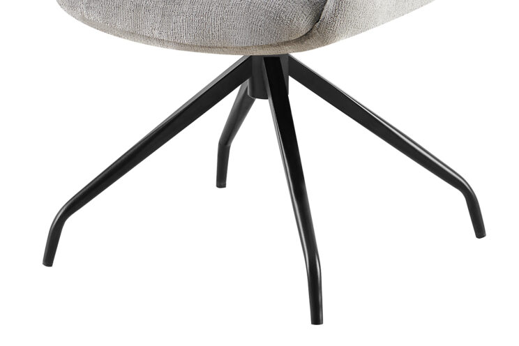 Chaise en tissu pivotante "Lamor" - Image 8