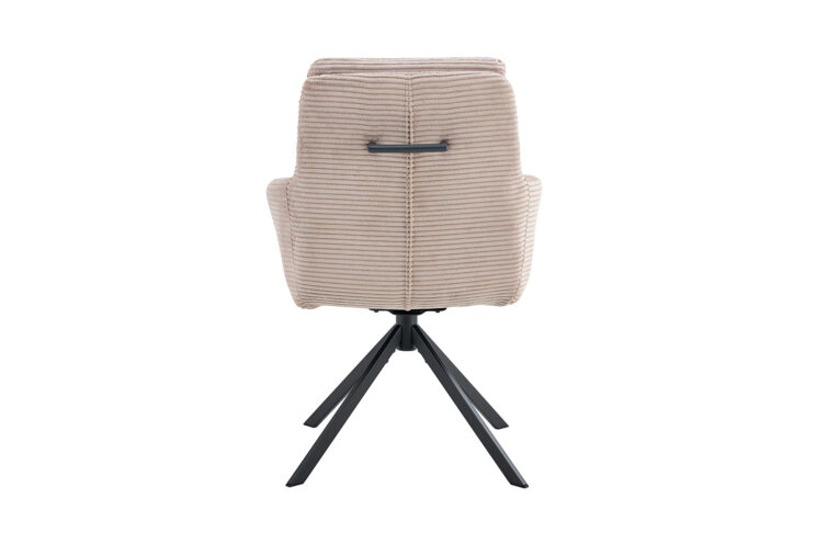 Chaise en velours côtelé pivotante "Luna" - Image 7