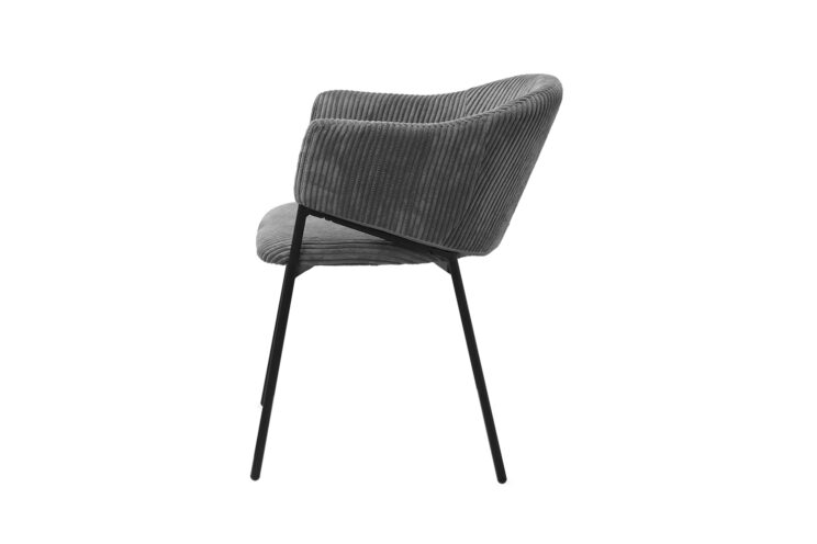 Chaise en velours côtelé "Hugo" - Image 5
