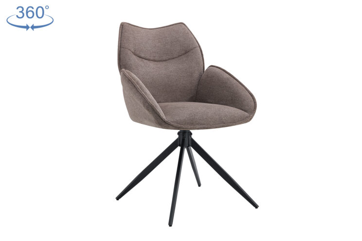 Chaise en tissu pivotante "Mahi" - Image 4