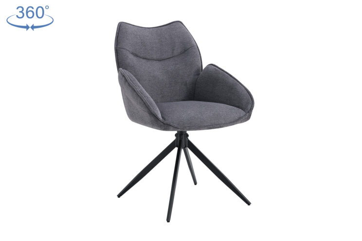 Chaise en tissu pivotante "Mahi" - Image 4