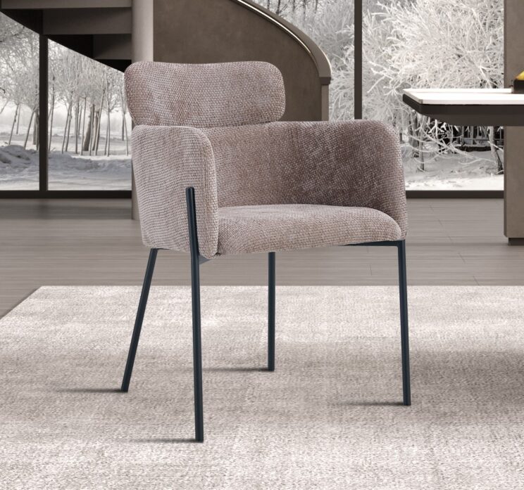 Chaise en tissu "Naomi"