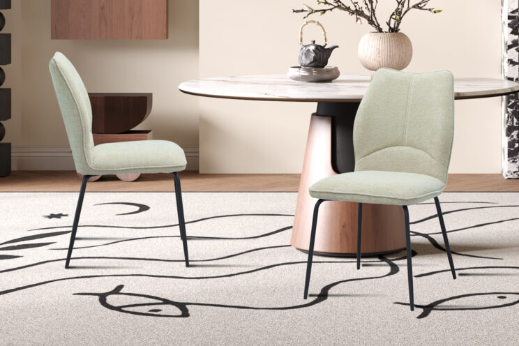 Chaise en tissu "Lara" - Image 2