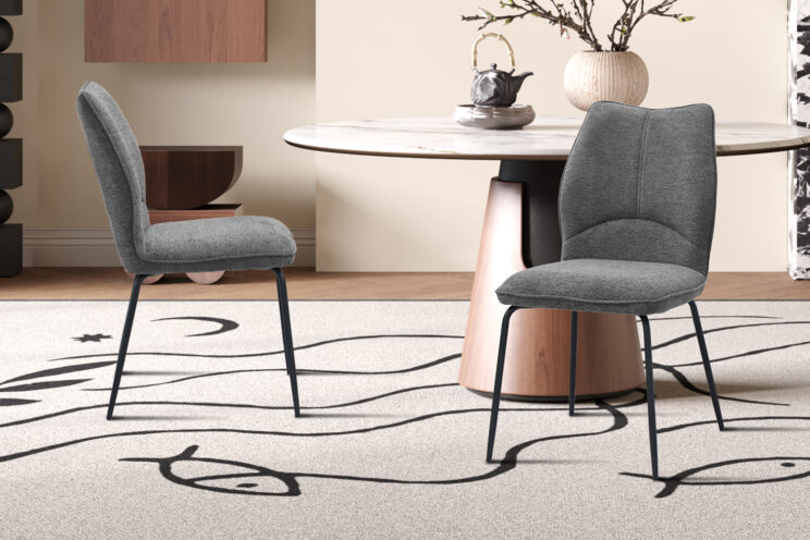 Chaise en tissu "Lara" - Image 2
