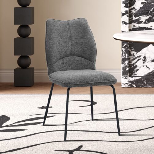 Chaise en tissu "Lara"