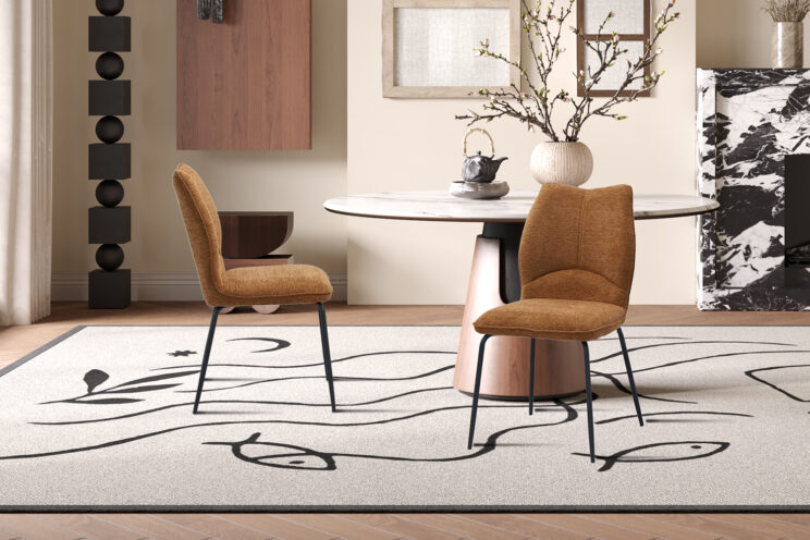 Chaise en tissu "Lara" - Image 3