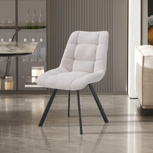 Chaise en tissu "Lizzy"