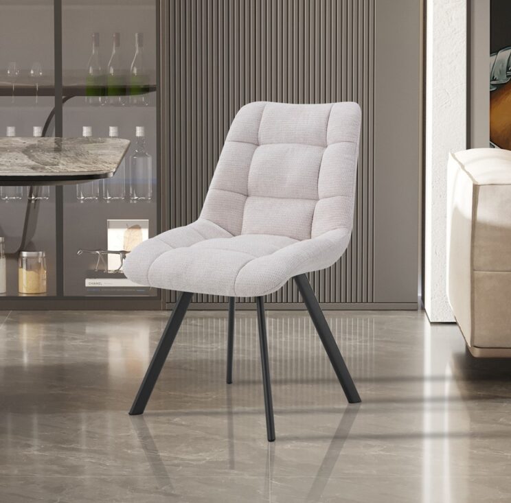 Chaise en tissu "Lizzy"
