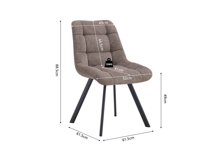 Chaise en tissu "Lizzy" - Image 10
