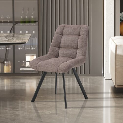 Chaise en tissu "Lizzy"