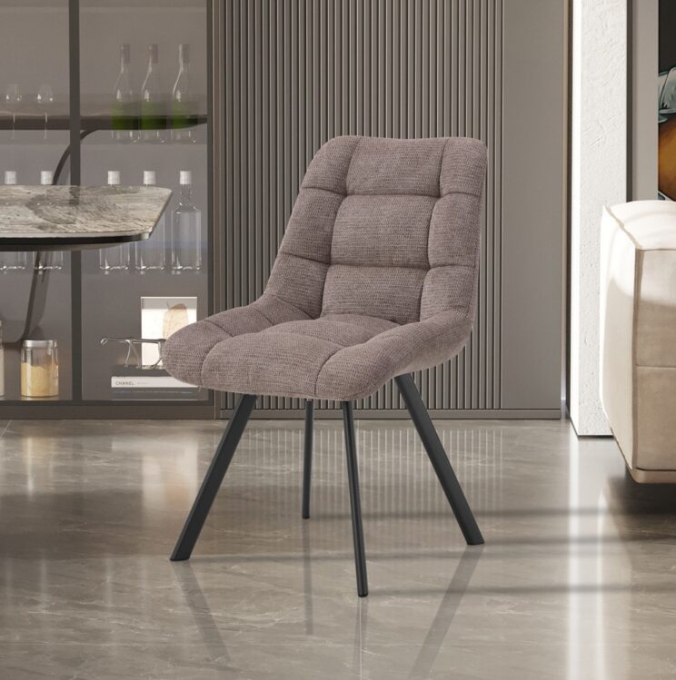 Chaise en tissu "Lizzy"