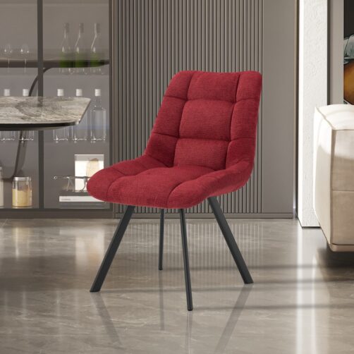 Chaise en tissu "Lizzy"