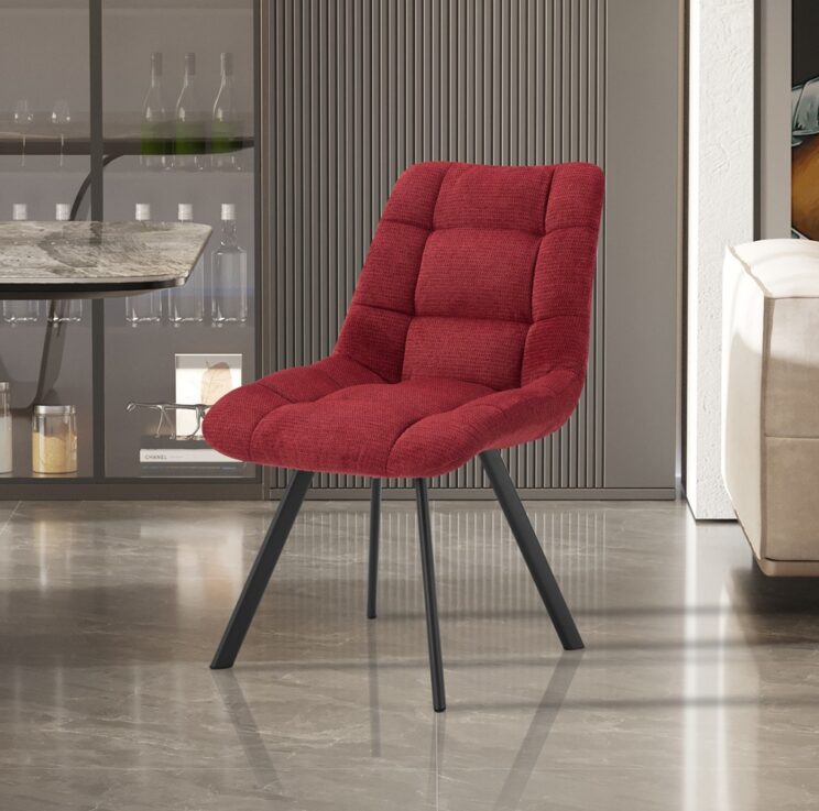 Chaise en tissu "Lizzy"