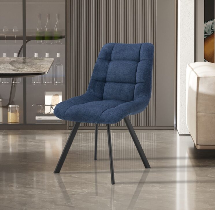 Chaise en tissu "Lizzy"
