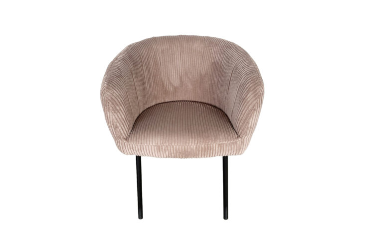Chaise en velours côtelé "Sevilla" - Image 3