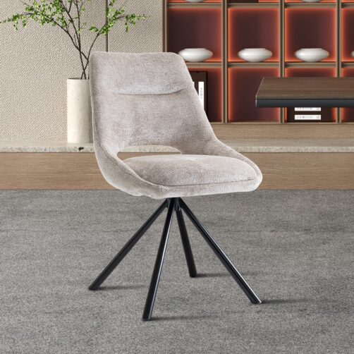 Chaise en tissu "Dante"