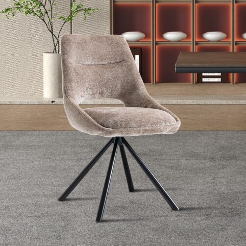 Chaise en tissu "Dante"