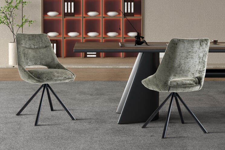 Chaise en tissu "Dante" - Image 2