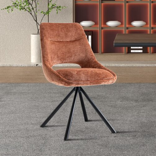 Chaise en tissu "Dante"