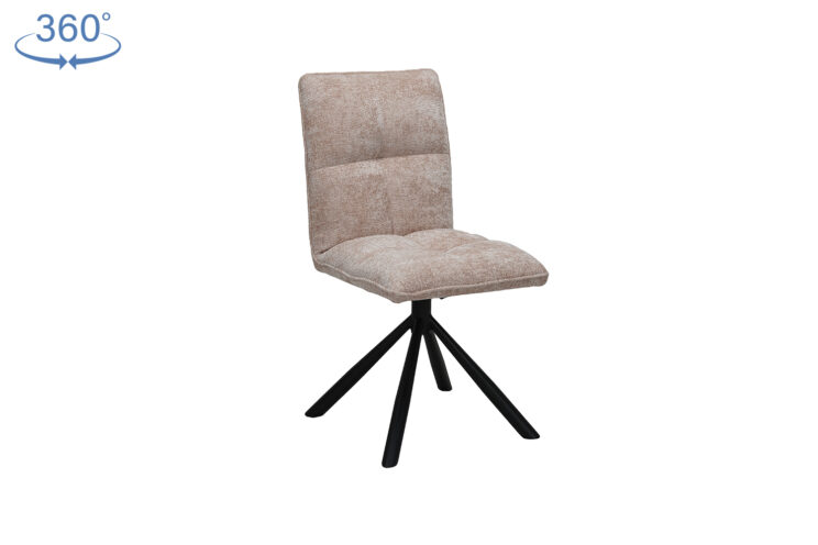 Chaise pivotante en tissu "Jack" - Image 4