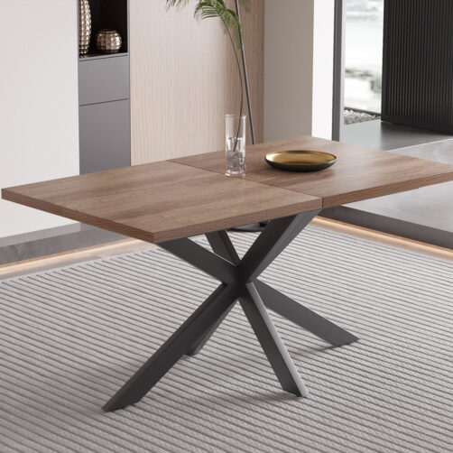 Table extensible 'Kos' 160-200 cm brune