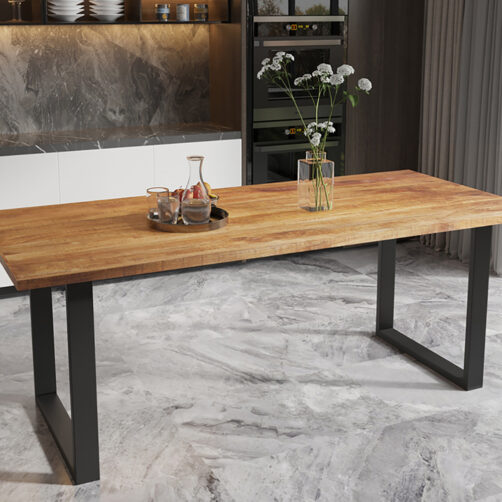 Table 'Nicola' 200 cm Rectangulaire en bois de manguier