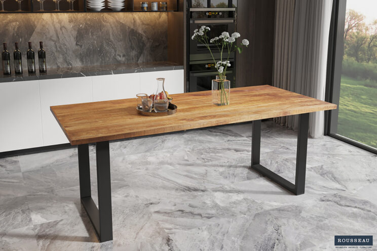 Table 'Nicola' 200 cm Rectangulaire en bois de manguier