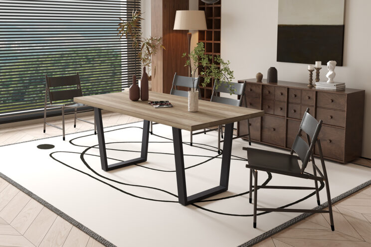 Table 'Armin' 180 cm Décor Manguier - Image 2