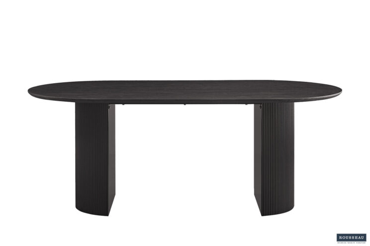 Table 'Lagos' 200 cm Ovale Décor Brun Foncé - Image 3