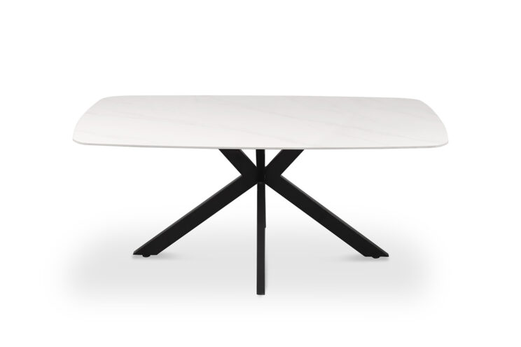 Table 'Apollo' 180 cm ovale en pierre blanche danoise - Image 4
