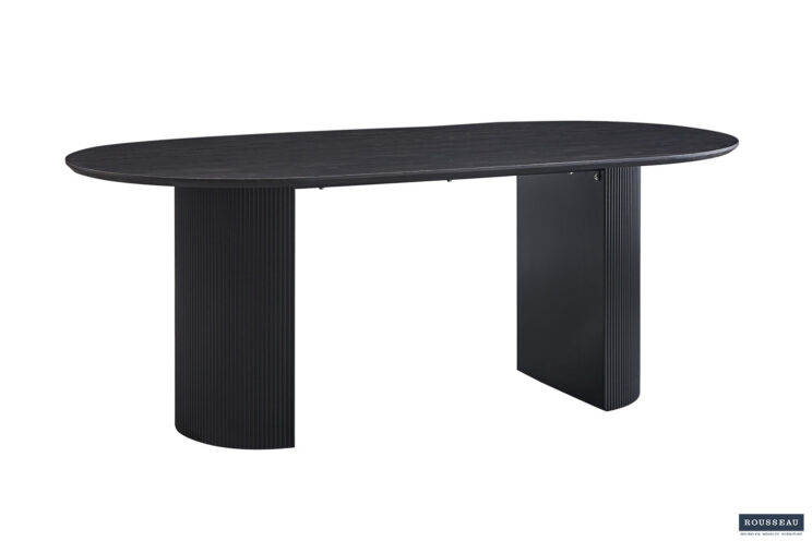 Table 'Lagos' 200 cm Ovale Décor Brun Foncé - Image 4
