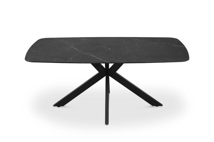Table 'Apollo' 180 cm ovale en pierre noire danoise - Image 4