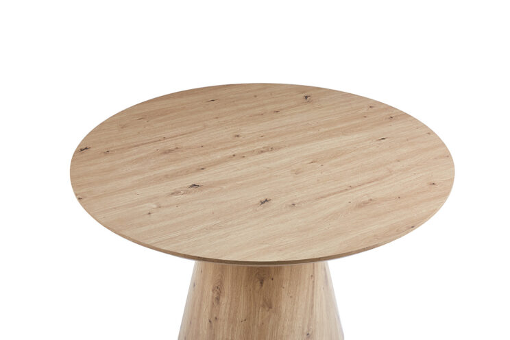 Table 'Tigo' 120 cm Ronde Décor Chêne Ancien - Image 5
