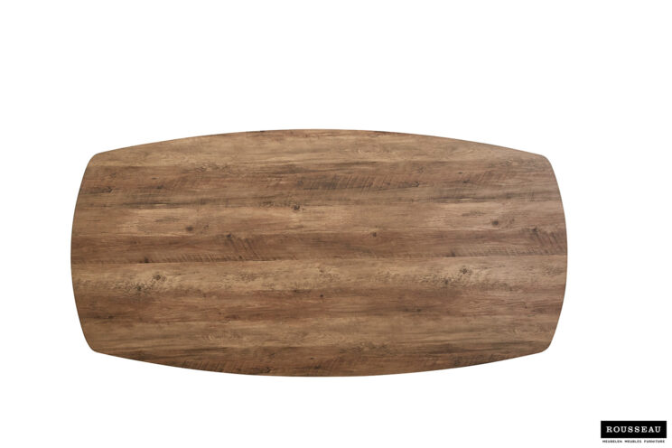 Table 'Aziz' 200 cm ovale en décor manguier - Image 5