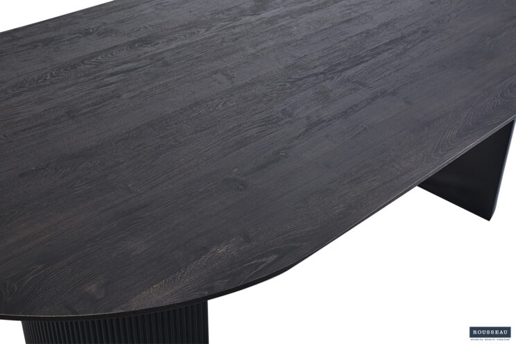 Table 'Lagos' 220 cm ovale Décor brun foncé - Image 5