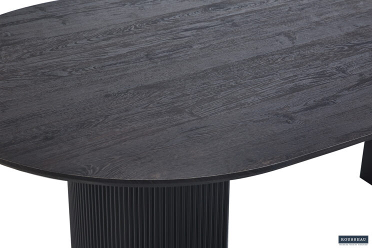 Table 'Lagos' 200 cm Ovale Décor Brun Foncé - Image 5